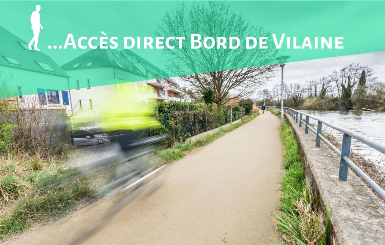 Appartement T2 - Proche Gare - Bord De Vilaine Rennes Eksteriør bilde